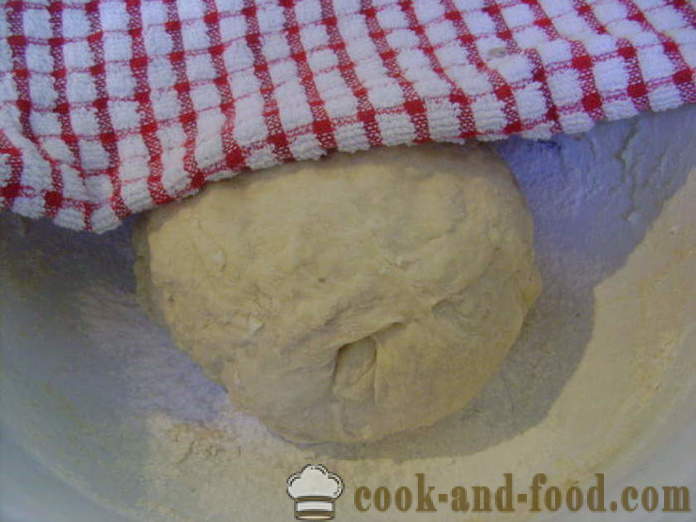 Pâte à levure pour les tartes frites avec du lait - comment préparer la pâte à la levure pour les tartes, frites, avec une étape par étape des photos de recettes