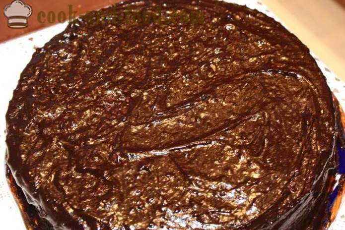 Gâteau pâte Choux Noël Chevrons - Comment faire un gâteau du Nouvel An en pâte à choux, étape par étape des photos de recettes