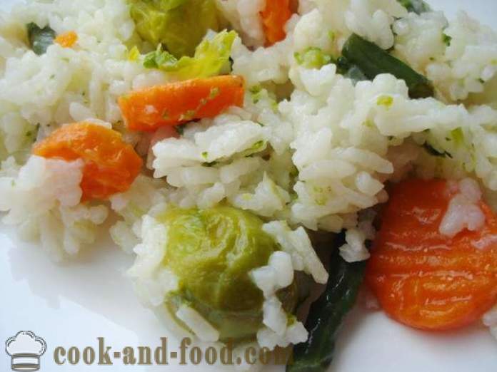 Riz aux légumes dans multivarka - comment faire cuire le riz avec des légumes dans multivarka, étape par étape des photos de recettes