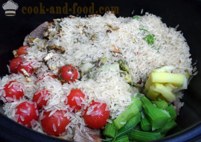 Risotto aux légumes congelés et séchés multivarka - comment faire cuire le risotto dans multivarka à la maison, photos étape par étape recette