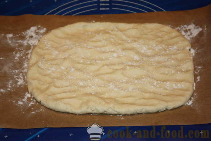 Pâte feuilletée feuilletée pressé - comment faire la pâte feuilletée sans levure rapidement, étape par étape avec recette phot