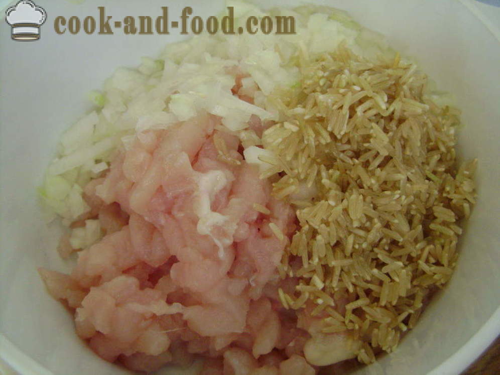 Légumes farcis avec du riz et de la viande hachée - comment préparer les légumes farcis, avec une étape par étape des photos de recettes