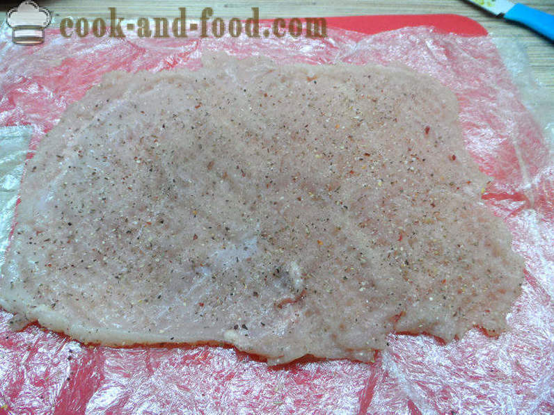 Galantine de poulet - comment faire cuire galantine, étape par étape des photos de recettes