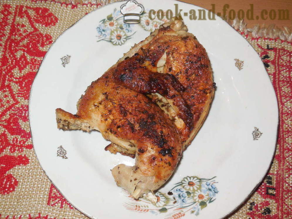Poulet tabac multivarka - comment faire cuire un poulet dans le multivarka-cuiseur de tabac, une étape par étape des photos de recettes