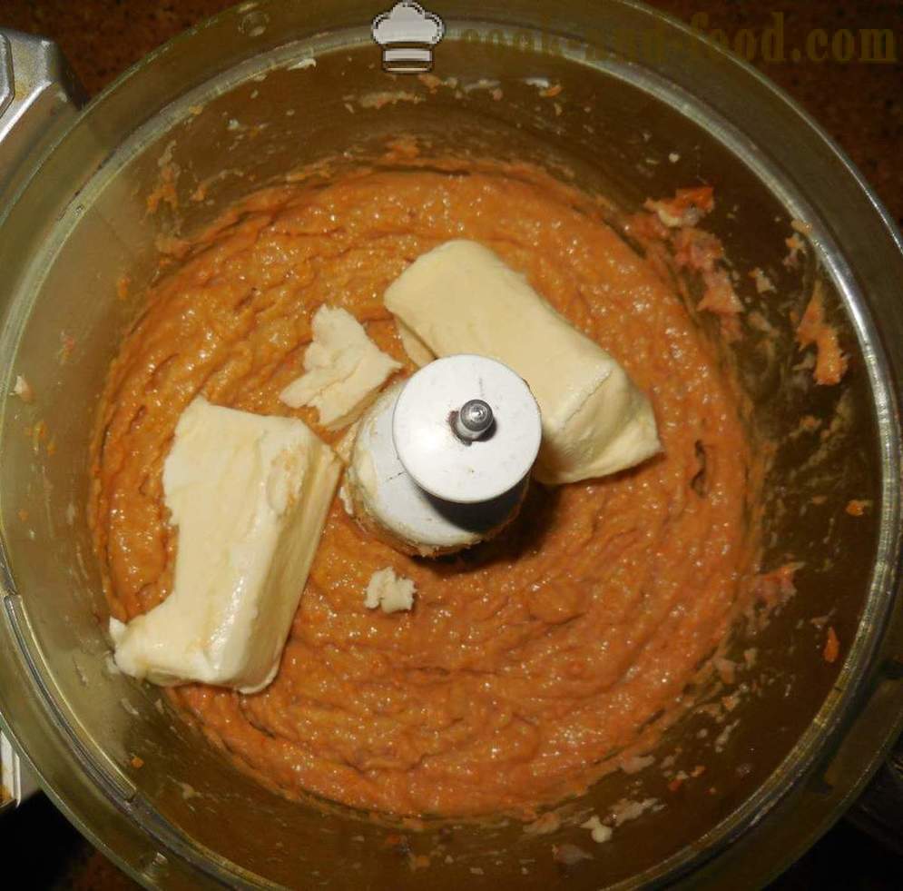Hareng classique Pate avec du fromage fondu et les carottes - comment faire cuire le hareng de foie à la maison, étape par étape les photos de recettes