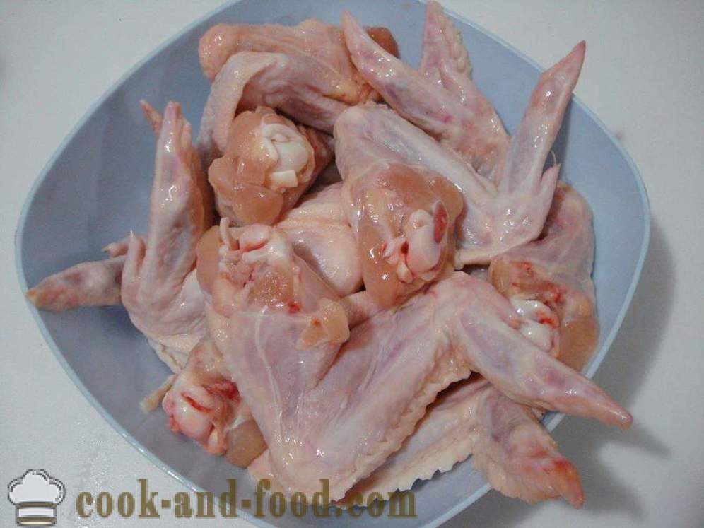 Brochettes d'ailes de poulet - comment faire cuire les brochettes d'ailes de poulet, étape par étape des photos de recettes