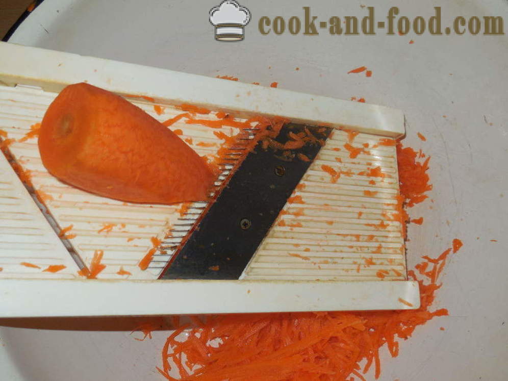 Carottes en coréen - comment faire cuire les carottes en Corée à la maison, photos étape par étape recette