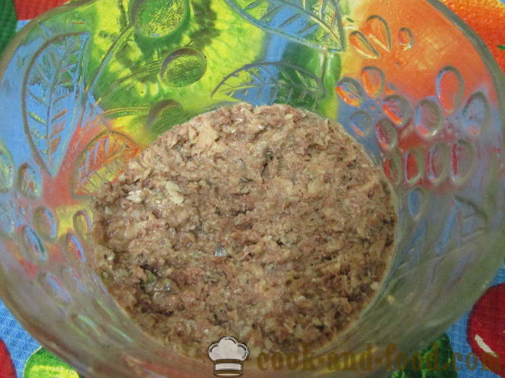 Mimosa salade avec du fromage en conserve et traitée - comment préparer une salade avec Mimosa conserve sans huile, une étape par étape des photos de recette