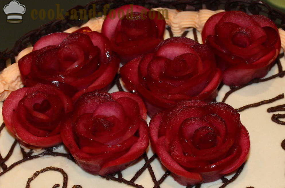Recette de pommes rose - comment faire des roses de gâteau aux pommes, photos étape par étape recette