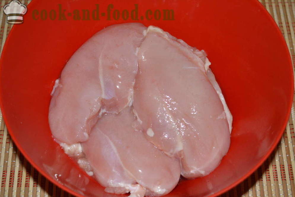 Saucisses de poulet domestiques dans le film alimentaire pour les enfants - comment faire cuire les saucisses de poulet à la maison, photos étape par étape recette