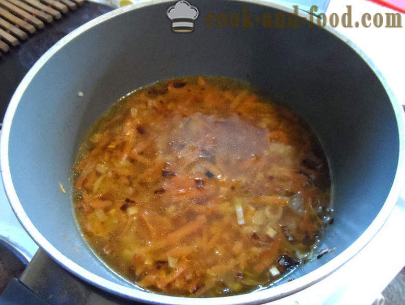 Soupe de potiron à la crème et de la viande - comment faire cuire une délicieuse soupe de potiron à la crème, avec une étape par étape des photos de recettes