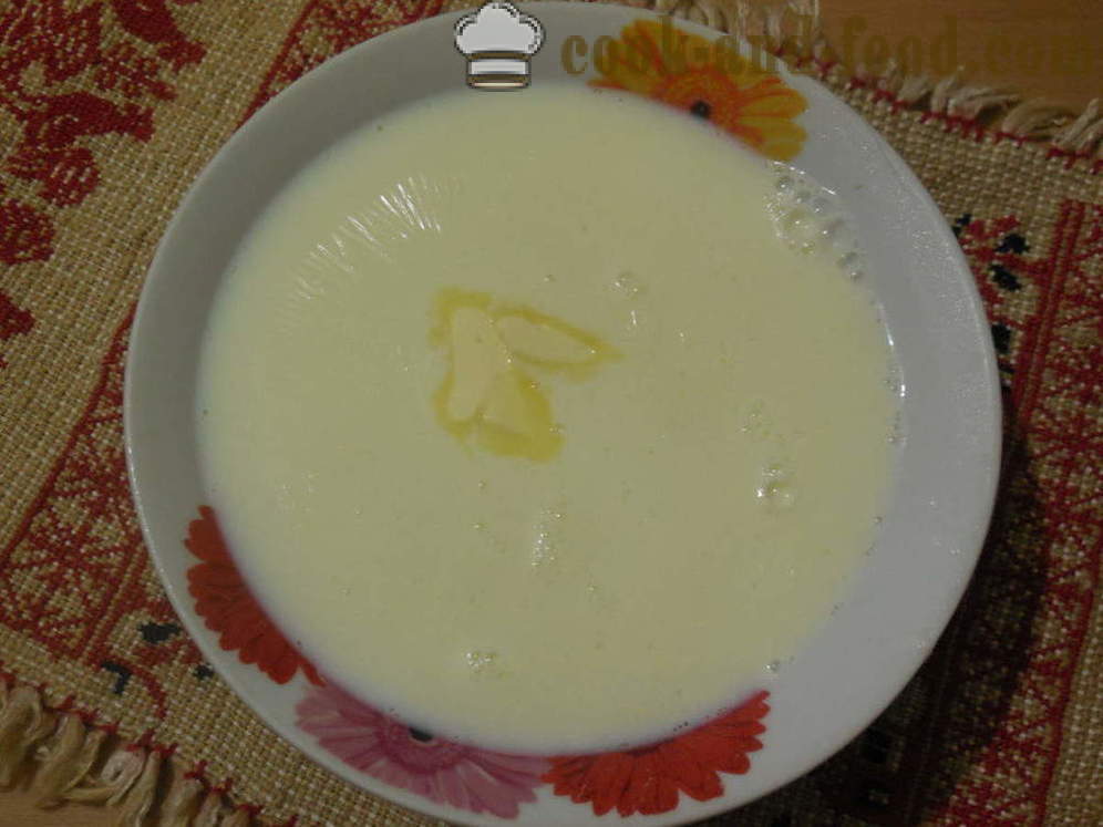 Sago bouillie de lait - comment faire cuire la bouillie de lait sagou, une étape par étape des photos de recettes