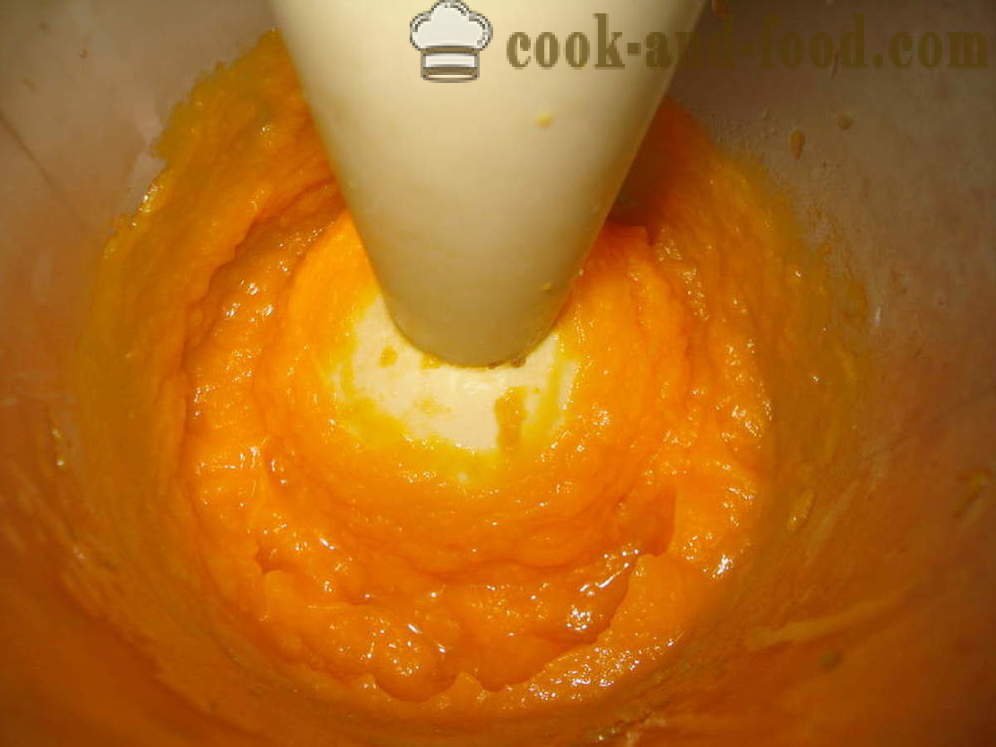 Ouvrir tarte à la citrouille avec des noix et du miel - comment faire cuire tarte à la citrouille au four, avec une étape par étape des photos de recettes