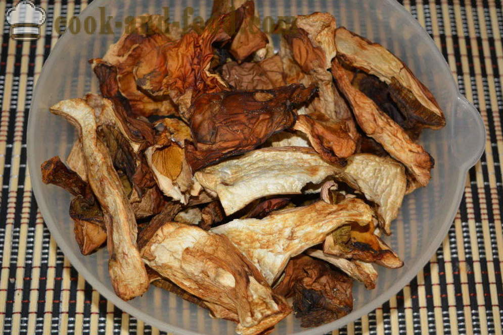 Cornichon maison aux champignons et concombres - comment faire cuire la viande et de l'orge sans cornichon, photos étape par étape recette