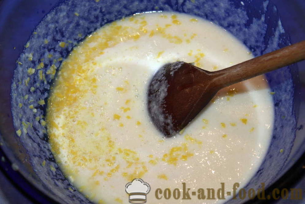 Cottage casserole de fromage au citron et raisins - comment faire la casserole du fromage cottage à la maison, étape par étape les photos de recettes