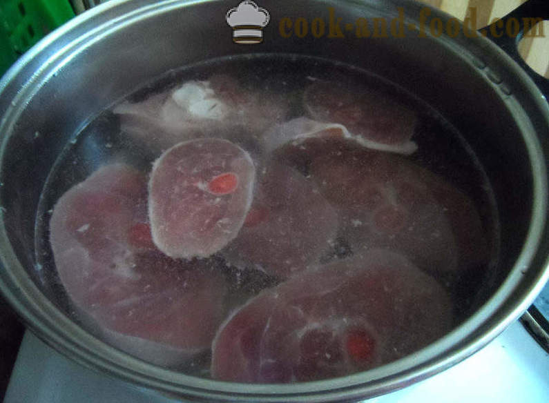 Kharcho soupe avec du riz - comment faire cuire grub soupe à la maison, étape par étape les photos de recettes