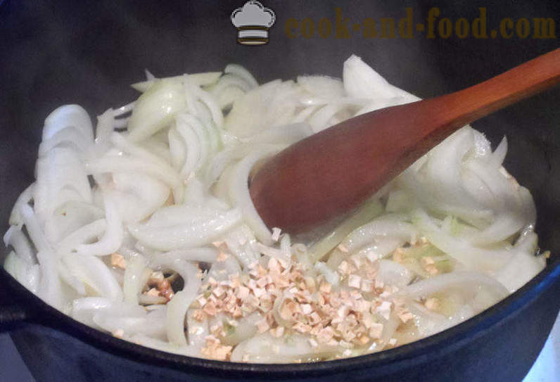 Kharcho soupe avec du riz - comment faire cuire grub soupe à la maison, étape par étape les photos de recettes
