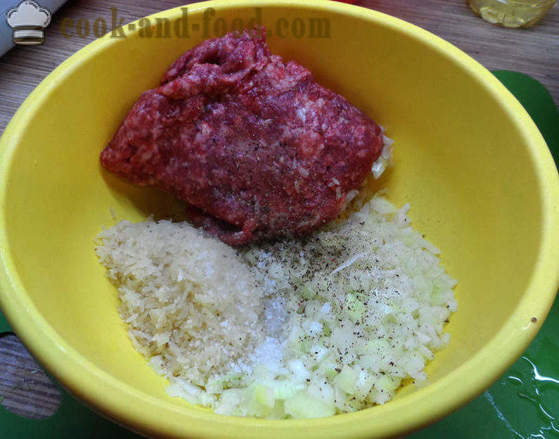 Rouleaux de chou paresseux avec le chou, le riz et la viande - comment faire des rouleaux de chou paresseux à multivarka, photos étape par étape recette