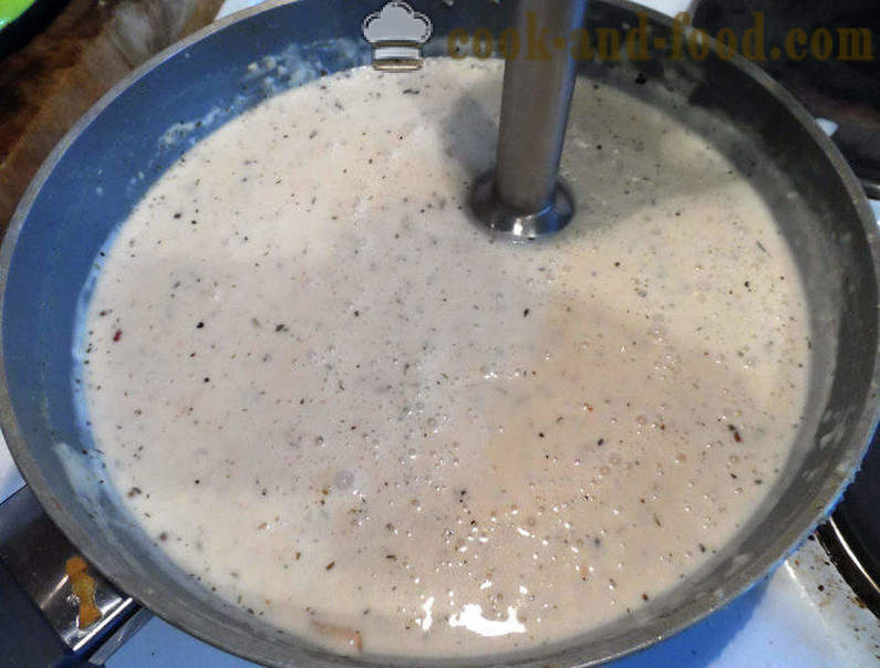 Croquettes sous sauce béchamel au four - comment faire cuire les boulettes de viande avec des pommes de terre et sauce à la crème, une étape par étape des photos de recettes
