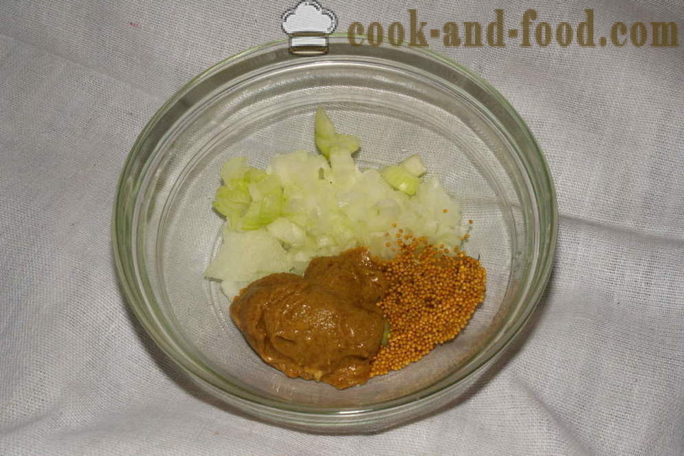 Poulet à la sauce moutarde au four - comment faire cuire un poulet au four avec des pommes de terre et de citrouille, avec une étape par étape des photos de recettes