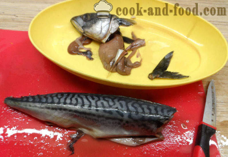 Maquereau de Fishcakes - comment faire cuire des gâteaux de poisson de maquereau, photos étape par étape recette