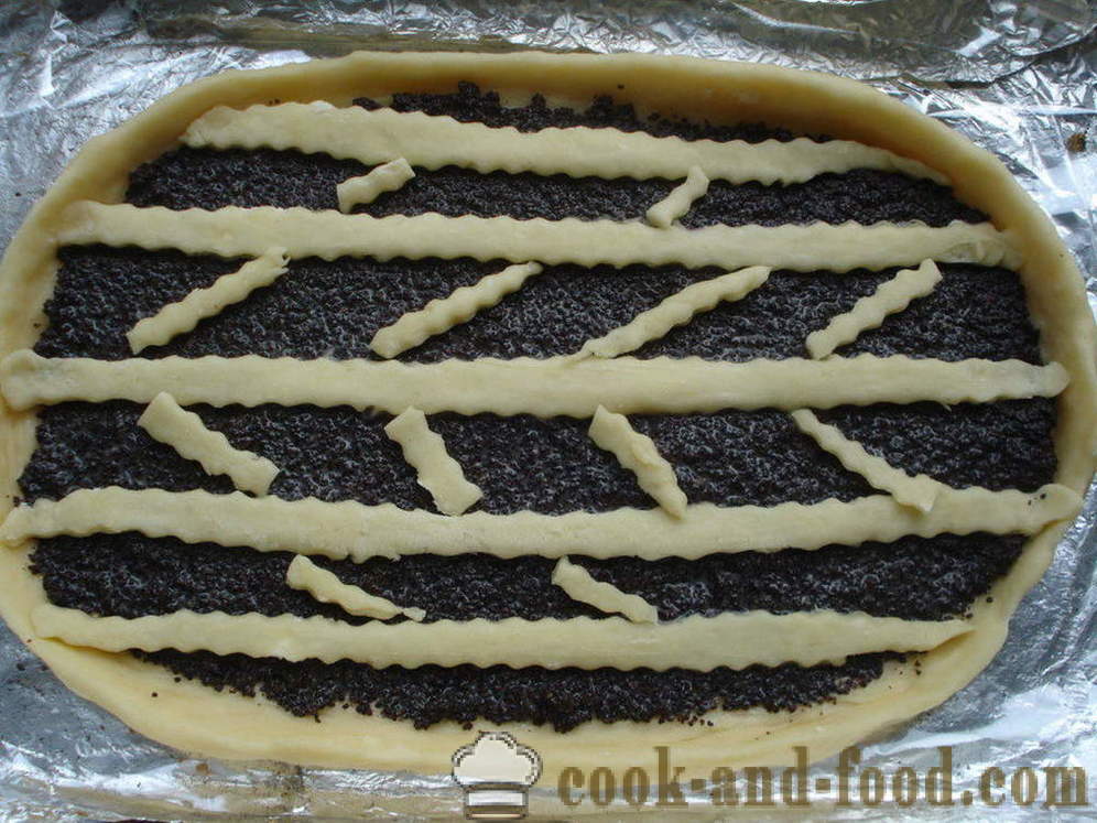 Gâteau de levure avec des graines de pavot dans le four - comment faire cuire un gâteau aux graines de pavot, une étape par étape des photos de recettes