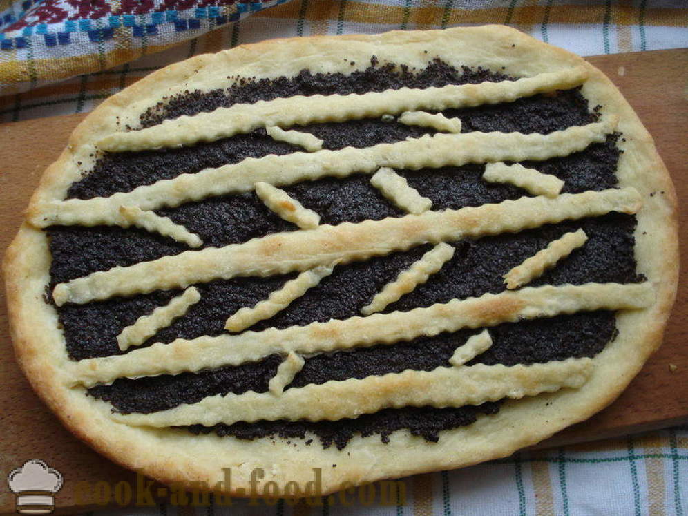 Gâteau de levure avec des graines de pavot dans le four - comment faire cuire un gâteau aux graines de pavot, une étape par étape des photos de recettes
