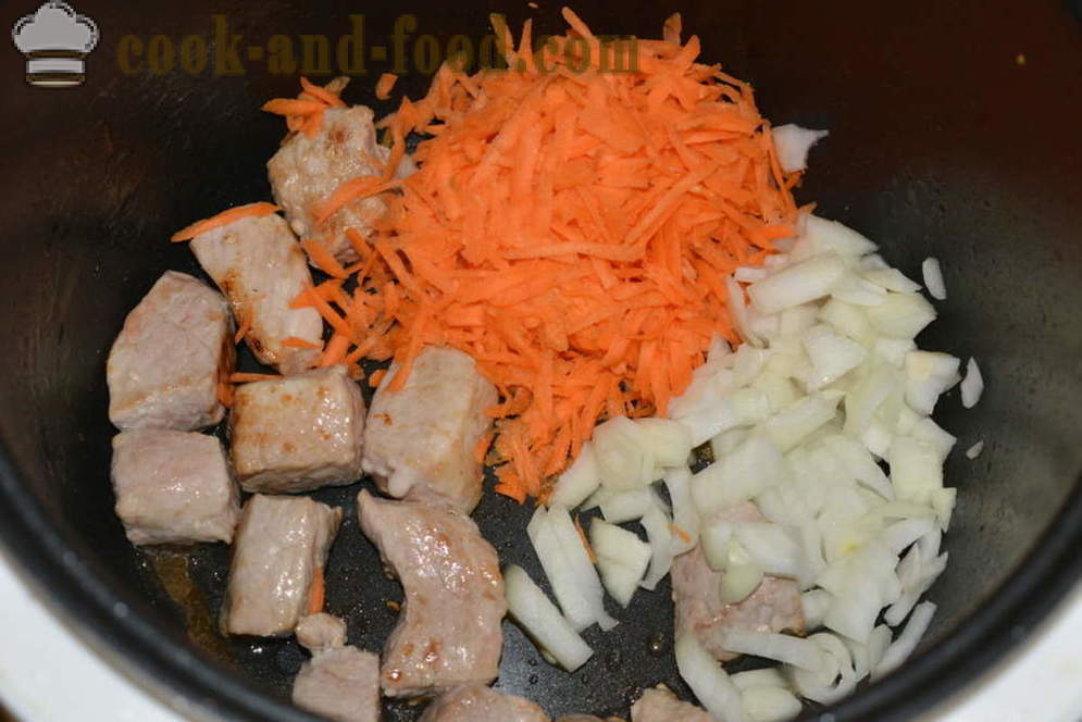 Soupe aigre de choucroute avec multivarka de viande - comment faire cuire la soupe de choucroute dans multivarka, étape par étape des photos de recettes