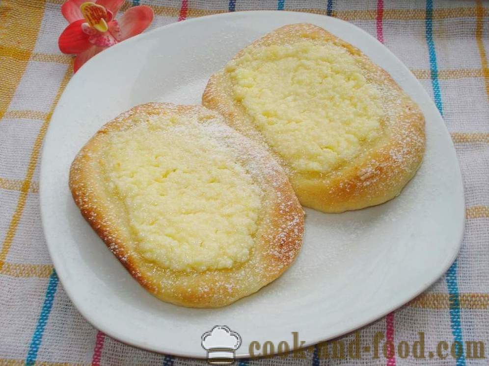 Gâteau au fromage avec de la pâte dans le four - comment faire cuire le gâteau au fromage avec du fromage cottage, étape par étape des photos de recettes
