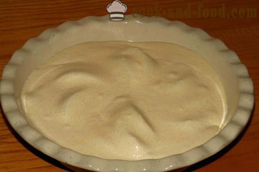 Génoise avec des pommes au four - comment faire cuire un gâteau éponge avec des pommes, une étape par étape des photos de recettes