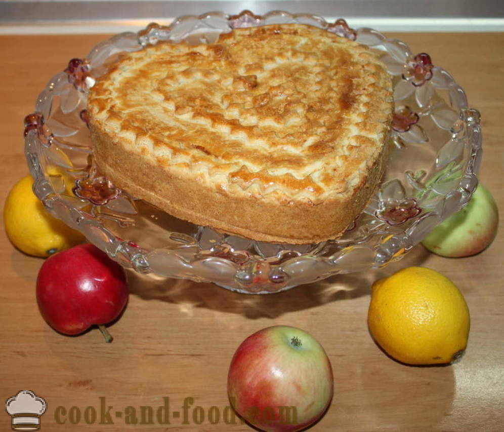 Fermé la pâte à tarte aux pommes - comment faire une pâte à tarte, étape par étape des photos de recettes