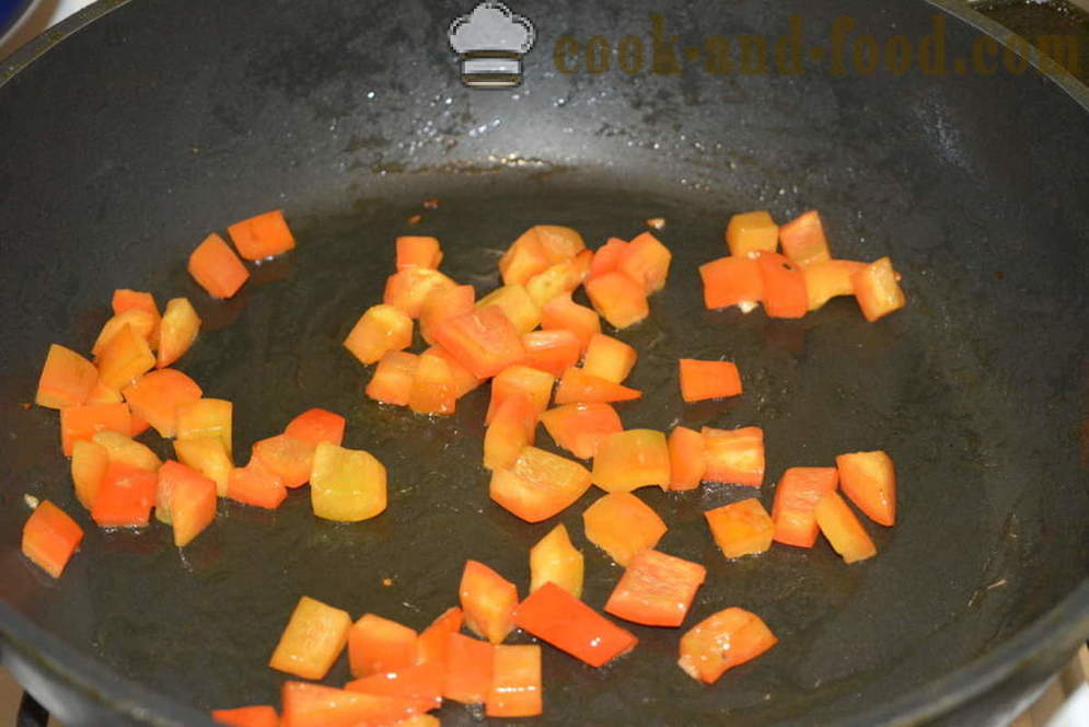 Ragoût de légumes avec des aubergines et courgettes au four - comment faire cuire les aubergines et les courgettes sautées, avec une étape par étape des photos de recettes