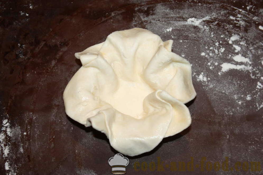 Roses pâte feuilletée farcie avec - comment faire des roses de pâte feuilletée aux poires et citrouille, avec une étape par étape des photos de recettes