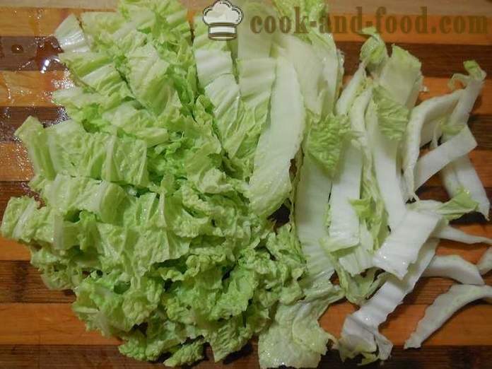 Salade avec des oeufs de caille - étape par étape, à préparer une salade de oeufs de caille, la recette avec une photo