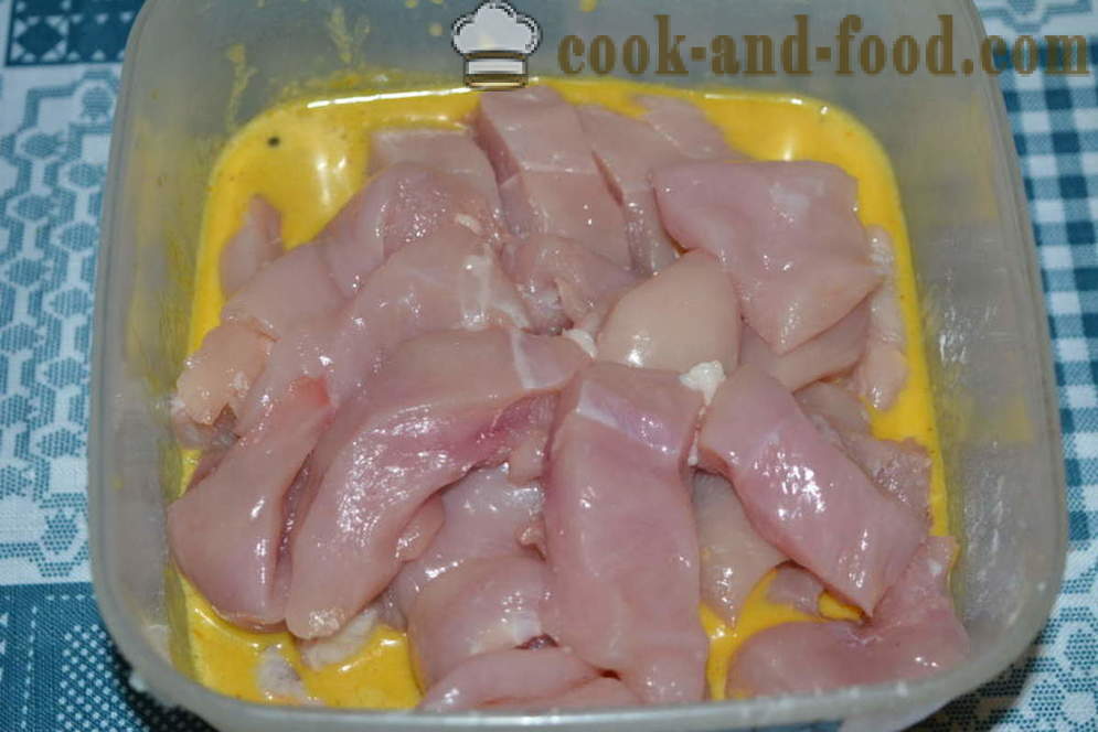 Délicieuse poitrine de poulet frit dans une casserole - comment faire cuire une poitrine juteuse de poulet dans une poêle à frire, une étape par étape des photos de recettes
