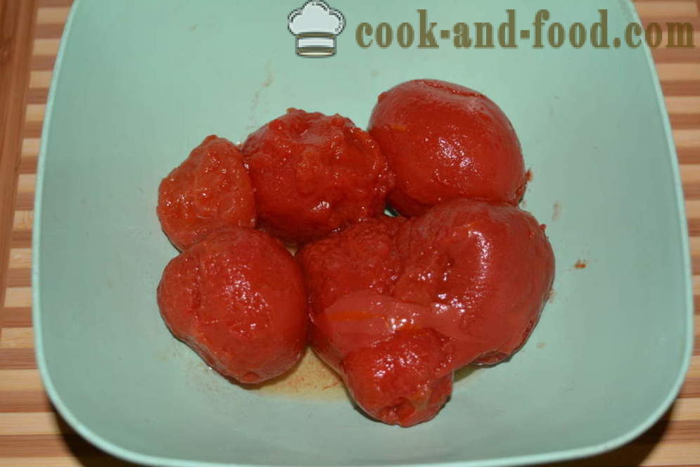 Soupe de tomates aux boulettes de viande - comment faire cuire la soupe aux tomates avec boulettes de viande, avec une étape par étape des photos de recettes