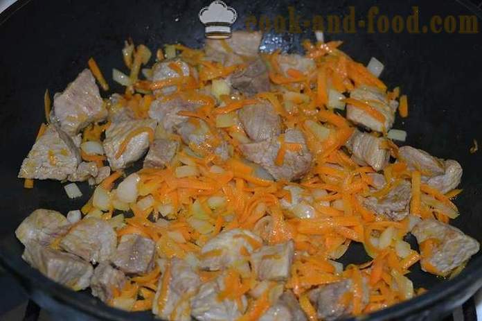 Sarrasin délicieux avec de la viande dans une poêle à frire - comment faire cuire la bouillie de sarrasin avec de la viande, étape par étape des photos de recettes