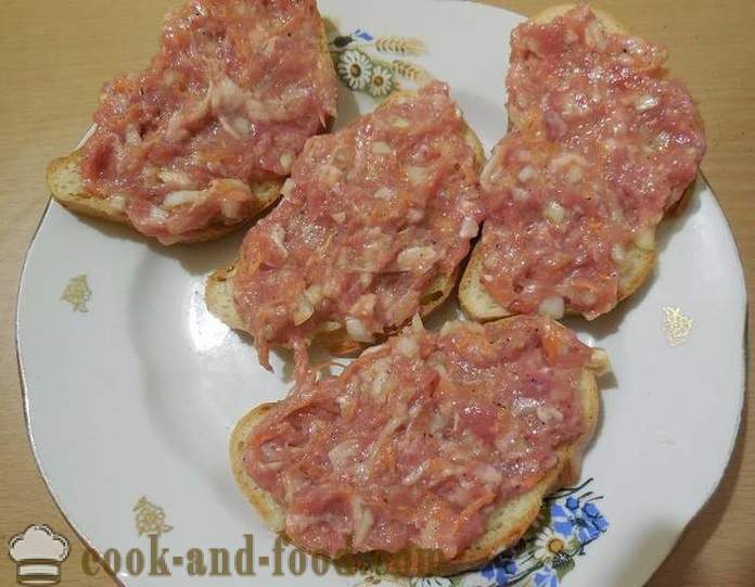 Sandwichs chauds avec de la viande, frites dans une casserole - comment faire des sandwichs chauds avec de la viande, étape par étape des photos de recettes