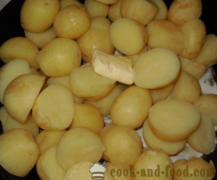 Délicieux pommes de terre à la crème sure à l'aneth et l'ail - comment faire cuire un délicieux pommes de terre nouvelles, une recette simple avec une photo