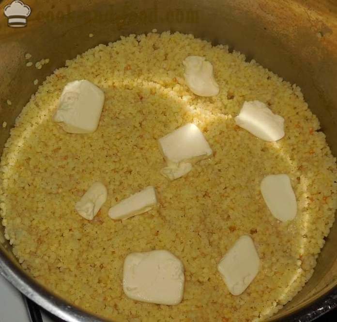 Millet en vrac bouillies sur l'eau - comment brasser le blé sur l'eau, la recette avec une photo