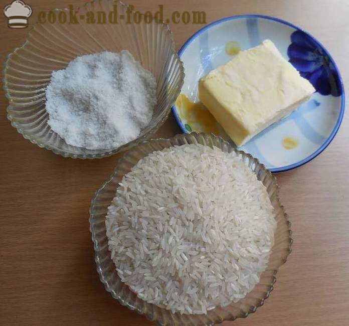 Comment faire cuire la garniture de riz croustillant dans une casserole correctement - comment brasser le riz sur l'eau - une étape par étape des photos de recettes