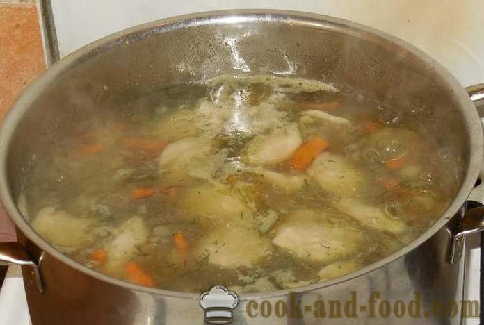 Soupe aux légumes avec boulettes - comment faire cuire la soupe avec des boulettes - la recette de grand-mère avec photos étape par étape