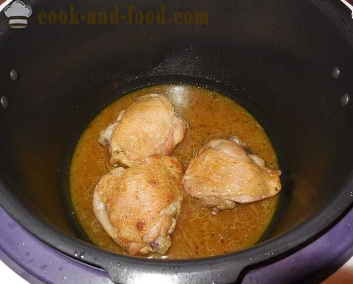 Cuisses de poulet dans multivarka en sauce aigre-douce - recette avec des photos comment faire cuire la sauce au poulet dans multivarka