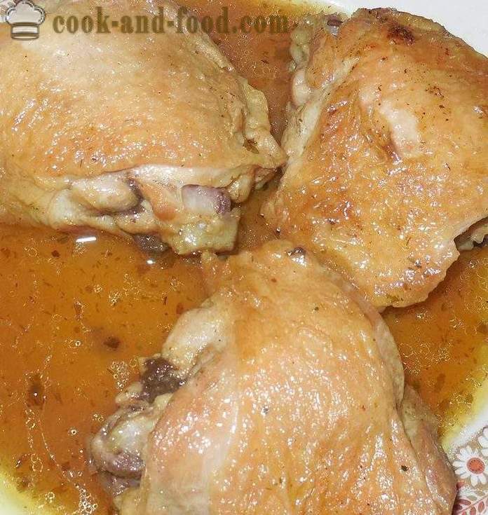 Cuisses de poulet dans multivarka en sauce aigre-douce - recette avec des photos comment faire cuire la sauce au poulet dans multivarka