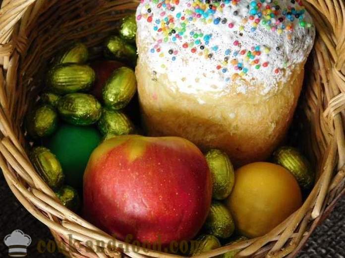 Que mettre dans le panier de Pâques - comment assembler et décorer le panier dans l'église de Pâques