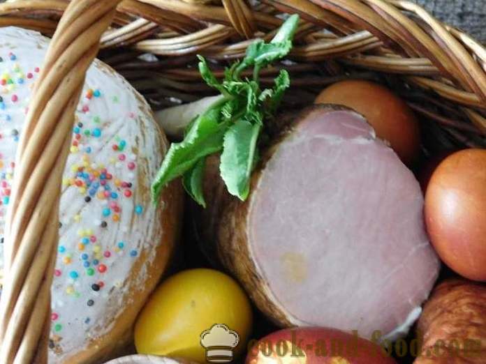 Que mettre dans le panier de Pâques - comment assembler et décorer le panier dans l'église de Pâques