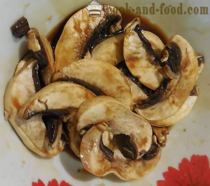 Délicieux sandwichs chauds aux champignons champignons - recette de sandwichs chauds dans le four - avec photos