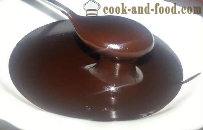 Meilleur glaçage au chocolat avec crème sure - une recette comment faire un glaçage de cacao, crème sure et le beurre, avec la vidéo