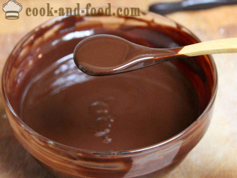 Glaçage au chocolat crémeux du cacao, du sucre et du lait - comment faire un nappage au chocolat de la recette de cacao avec vidéo