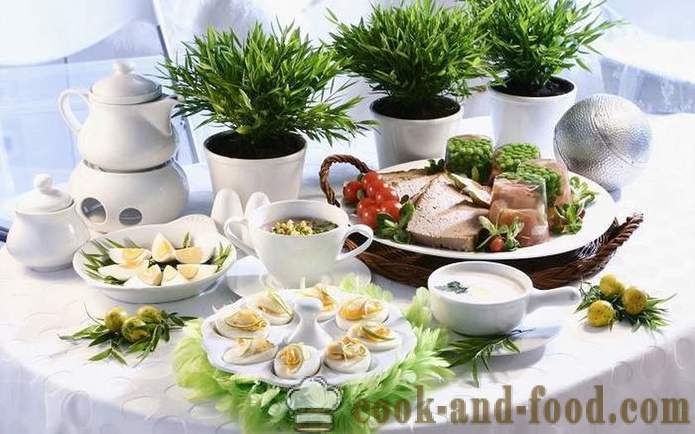 Les traditions culinaires et les coutumes de Pâques - table de Pâques dans la tradition orthodoxe slave